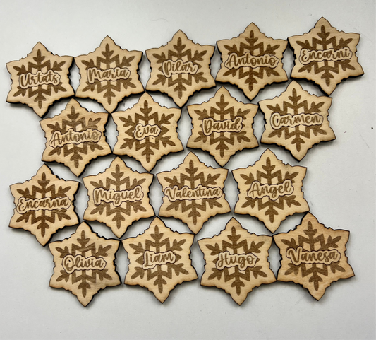 Marcasitios copos de nieve