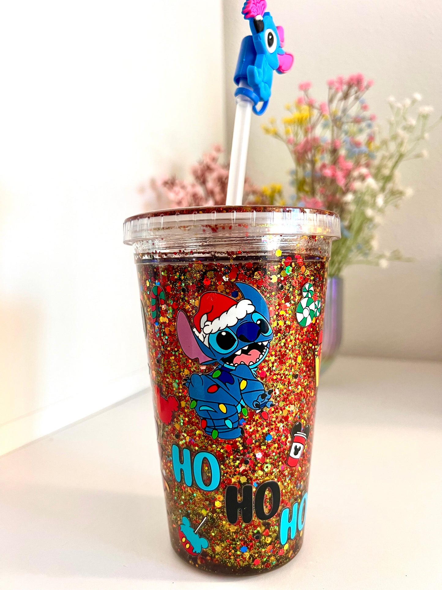 Vaso Stitch Navidad