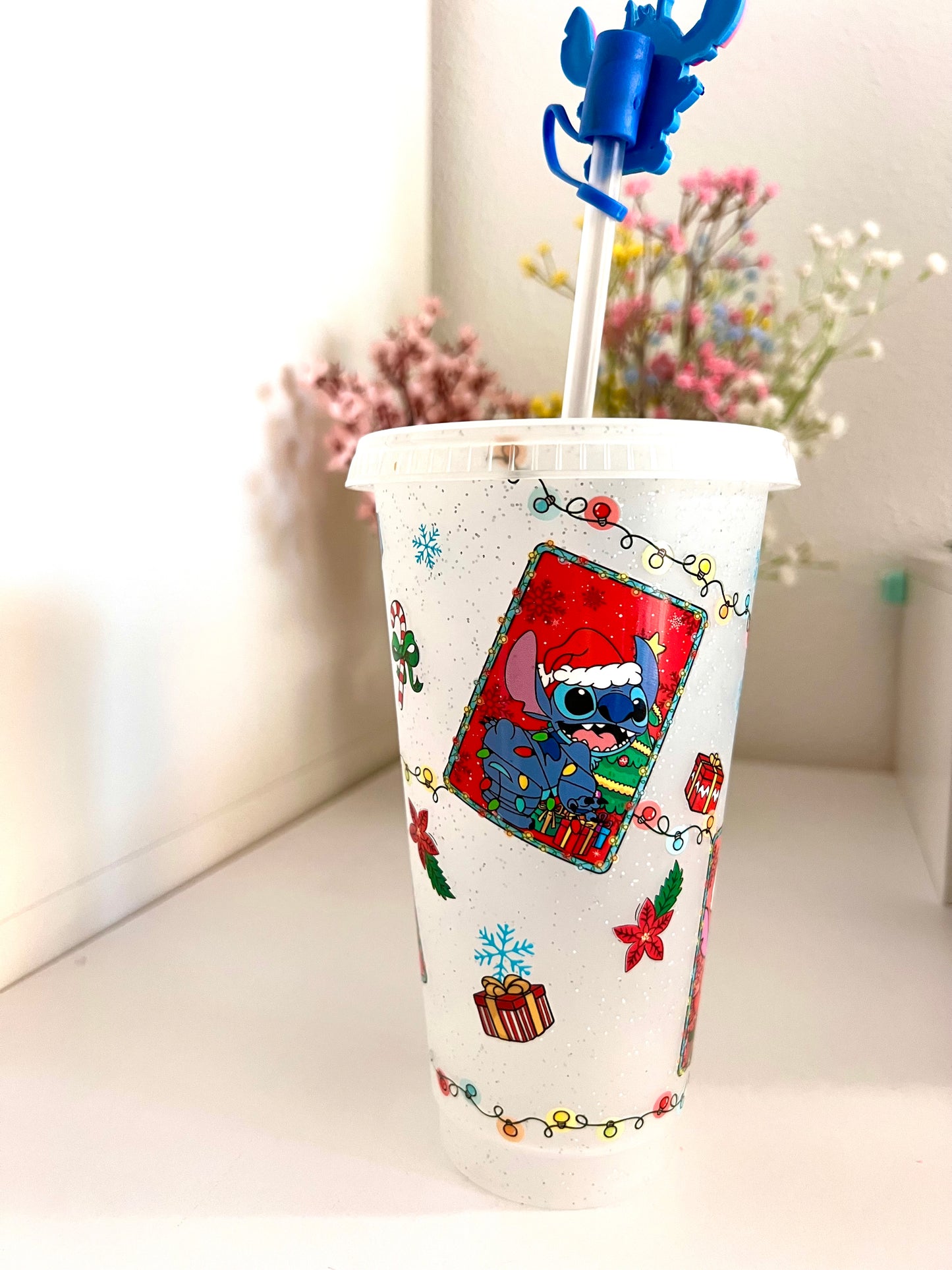 Vaso Stitch Navidad