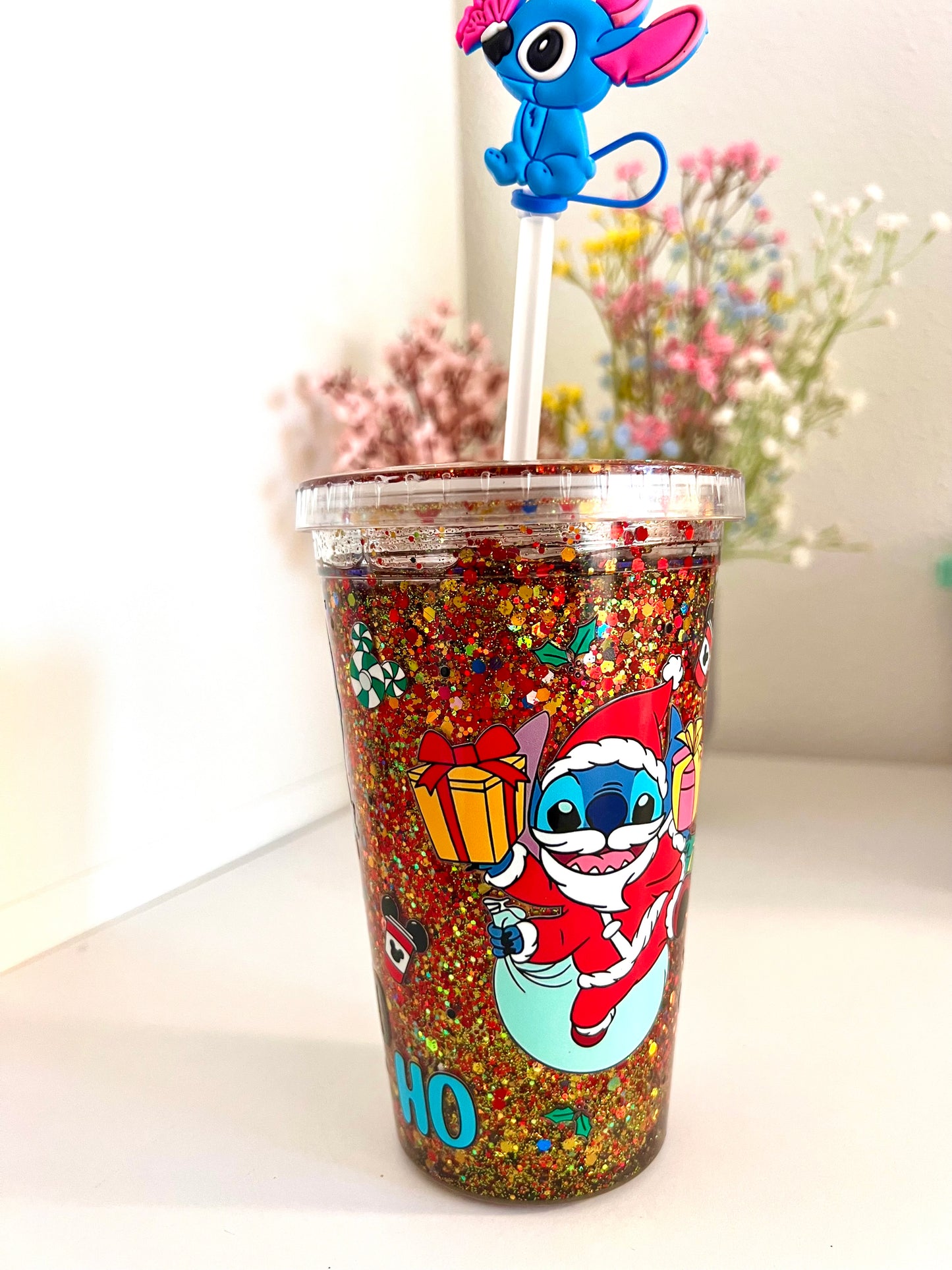 Vaso Stitch Navidad