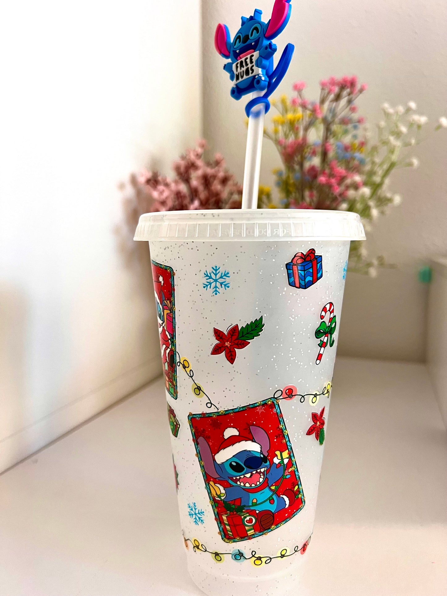 Vaso Stitch Navidad